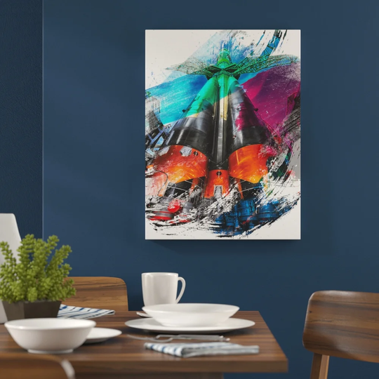 'Shuttle Space' Graphic Art Print Poster