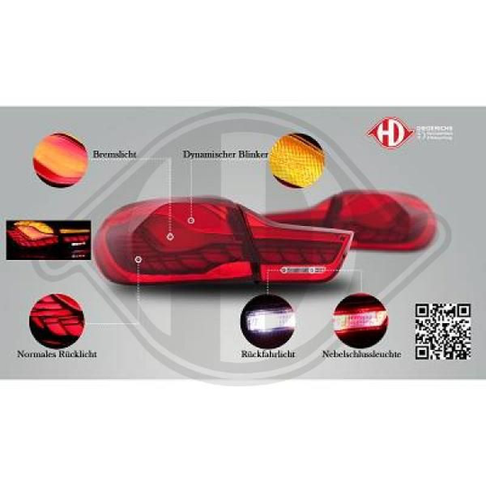 Taillight set HD Tuning 1245890 Diederichs 1245890