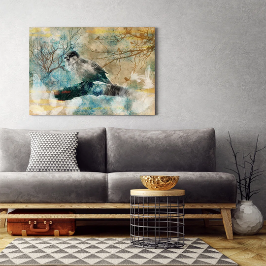 Canvas Print, Yellow Animals 16762