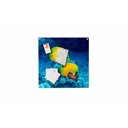 Fishes Magnetic Wall Mounted Photo Memo Board
