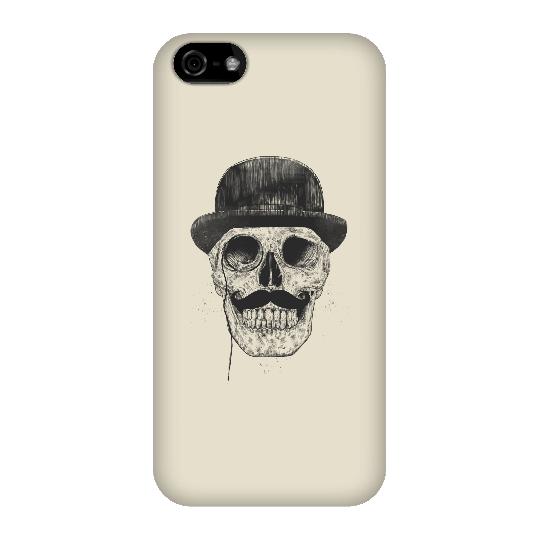 Balazs Solti Monocle Skull Phone Case for iPhone and Android - iPhone 5C - Snap Case - Matte
