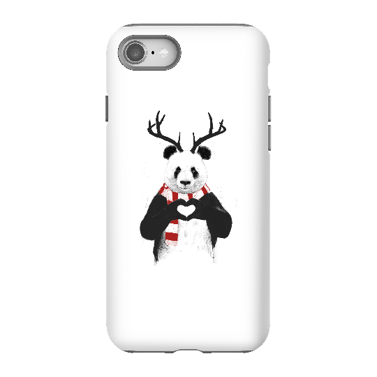 Balazs Solti Winter Panda Phone Case for iPhone and Android - iPhone 8 - Tough Case - Gloss