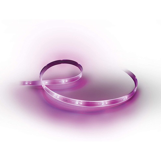 Philips Hue Lightstrip Plus v4 [2 m] White & Colour Ambiance Smart LED Kit with Bluetooth, Works with Alexa, Google Assistant and Apple HomeKit