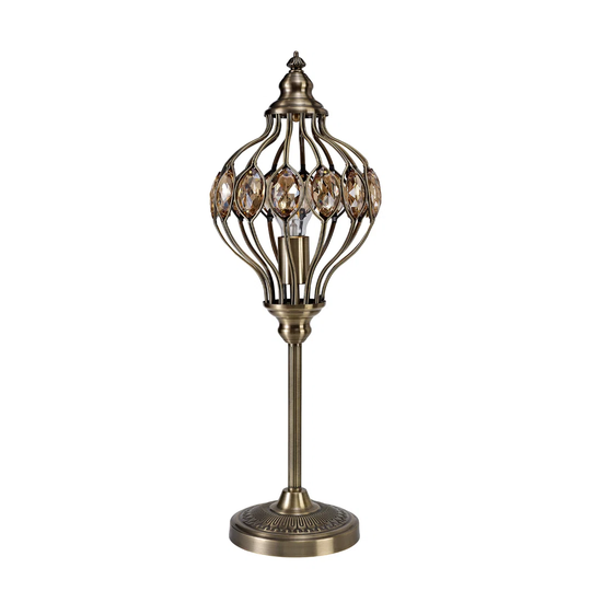 Marisa 60Cm Antique Brass Novelty Table Lamp