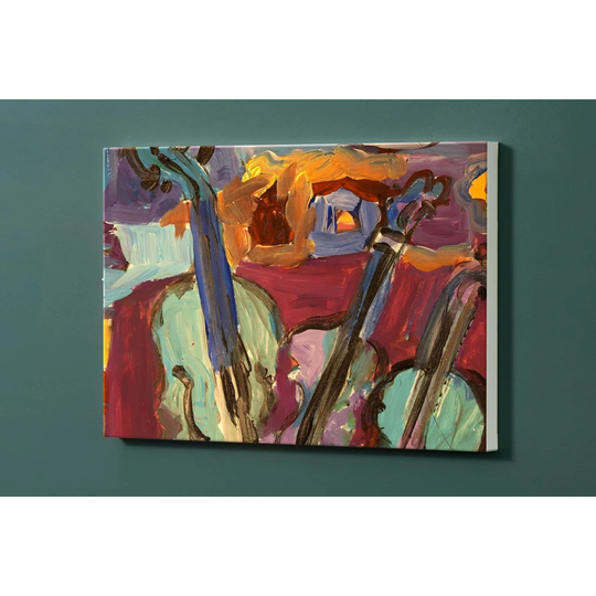 Painting Art Magnetic Wall Mounted Photo Memo Board