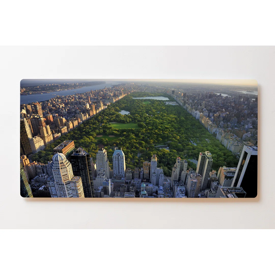 Backlight Motive Wall Picture Central Park New York Magnetic Cork Board