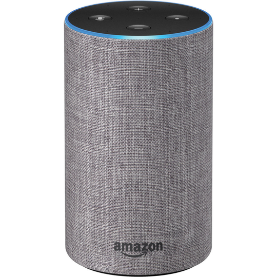 Amazon Echo (2nd Generation, Heather Gray Fabric)
