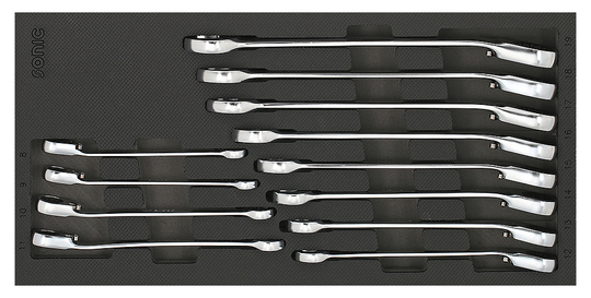Sonic Ratchet combination wrench set 12-sided 12-piece 601229