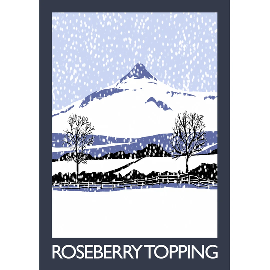Roseberry Topping 2 by Richard O'Neil - Graphic Art Print on Paper