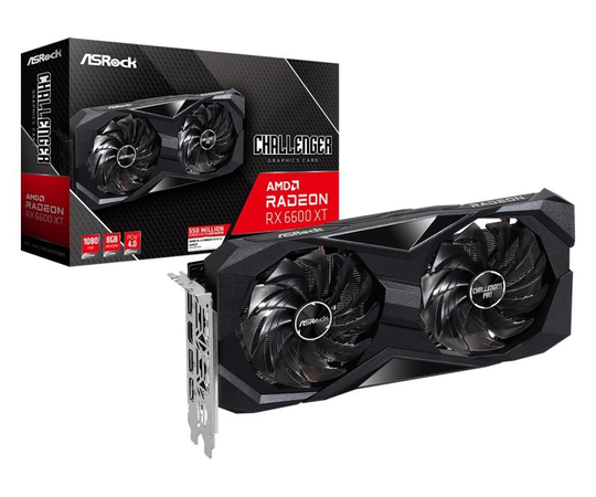 Asrock Radeon RX 6600 XT Challenger D 8GB OC Graphics Card