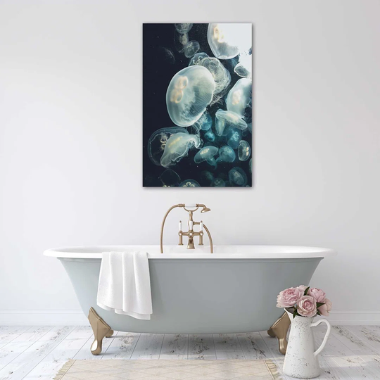 Poster, Floating Jellyfish