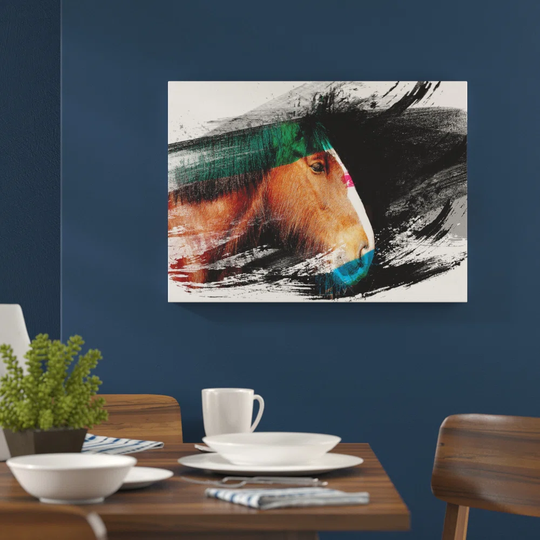 'Shire Horse' Graphic Art Print Poster
