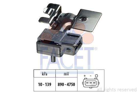 Air Pressure Sensor, height adaptation Made in Italy - OE Equivalent 103108