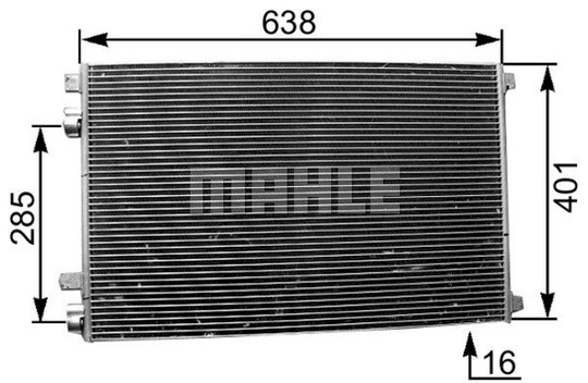 Condenser Air Conditioning 8FC351301-564 by BEHR