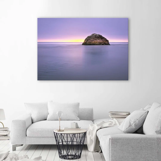 Canvas Print Skirt On The Sea Purple