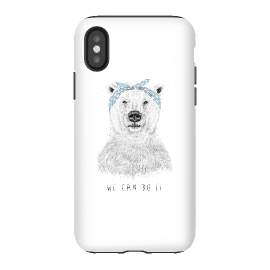Balazs Solti We Can Do It Phone Case for iPhone and Android - iPhone X - Tough Case - Gloss