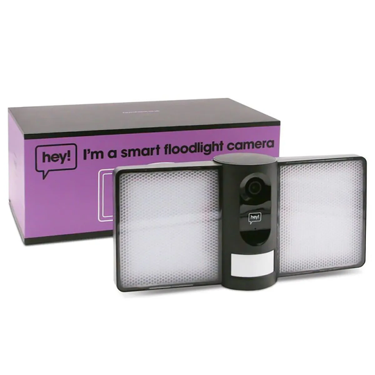 Hey! Hey Smart - Smart Floodlight Camera White