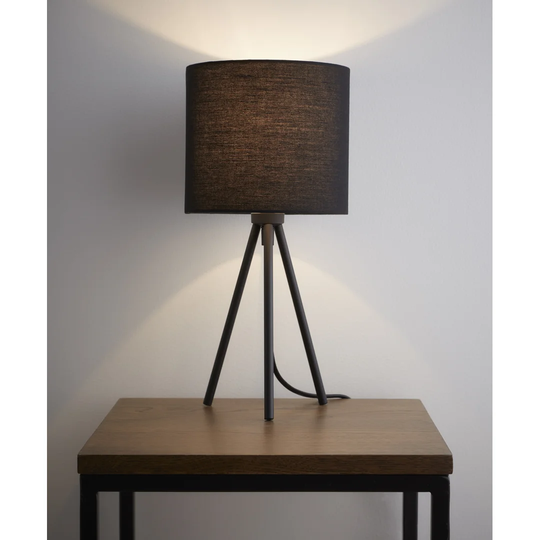 Douglas Cream Metal Tripod Table Lamp