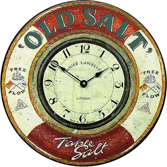 36cm "Old Salt" Nautical Wall Clock