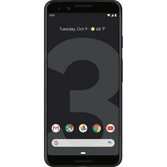 (Unlocked, Black) Google Pixel 3 Dual Sim | 128GB | 4GB RAM