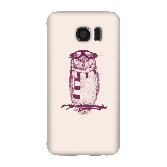 Balazs Solti Winter Owl Phone Case for iPhone and Android - Samsung S6 - Snap Case - Matte