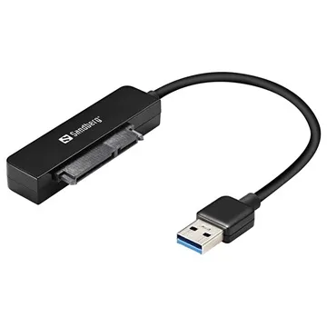 Sandberg USB 3.0 to SATA Link Hard Drive Adapter - Black