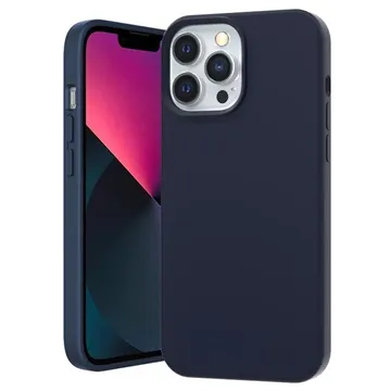 Kingxbar PQY iPhone 13 Pro Silicone Case - Blue