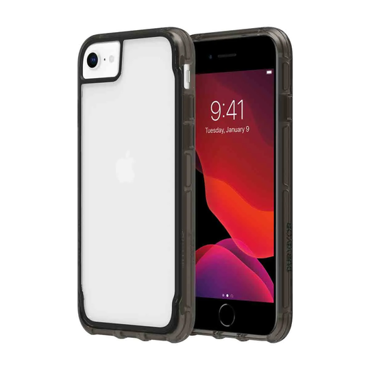 Griffin Survivor Clear for iPhone SE (2020) iPhone 8 iPhone 7 & iPhone 6/6s - Black
