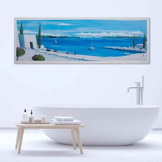 Canvas Print Beach Sea Landscape Blue