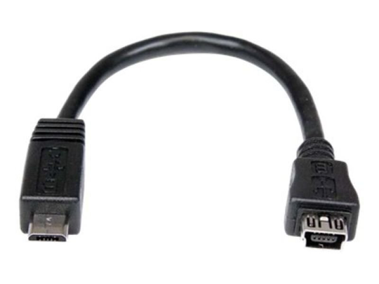 StarTech Micro USB to Mini USB Adapter Cable M/F
