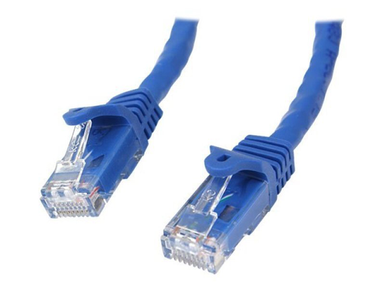 StarTech 0.5m Blue Gigabit Snagless RJ45 UTP Cat6 Patch Cable - 0 5 m Patch Cord
