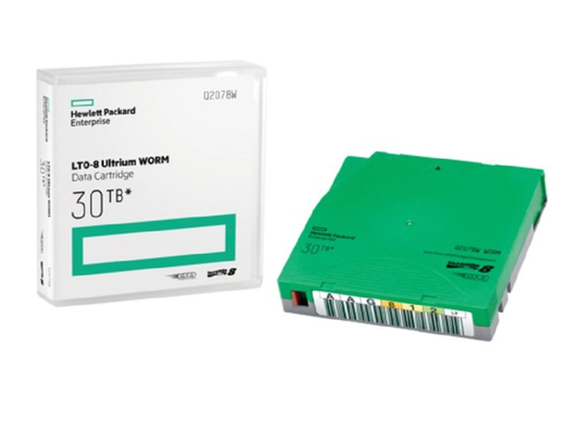 HPE Ultrium WORM Data Cartridge - LTO Ultrium WORM 8 x 1 - 12 TB - Storage Media