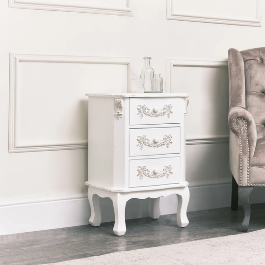 Greber 3 Drawer Bedside Table