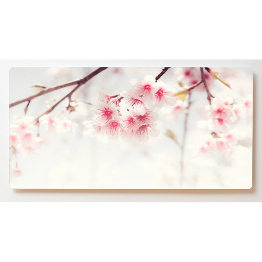 Backlight Motif Wall Picture Cherry Blossom Magnetic Cork Board
