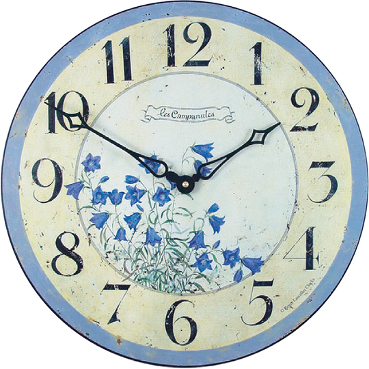 36cm Bluebells Wall Clock
