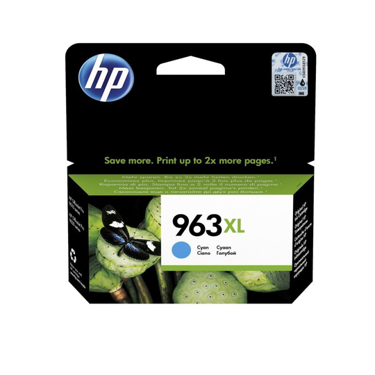 HP 963XL High Yield Cyan Original Ink Cartridge (3JA27AE)