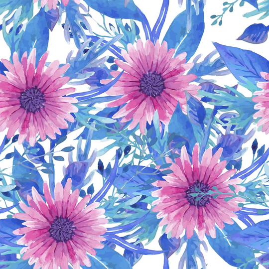 Walllpaper Roll 416X254cm Kitchen Livingroom Bedroom Mural Decoration Wallpaper Material With Print - Coldflowers