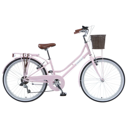 Viking Belgravia Ladies Traditional Heritage 26" Wheel 6 Speed Bike 16" - Pink