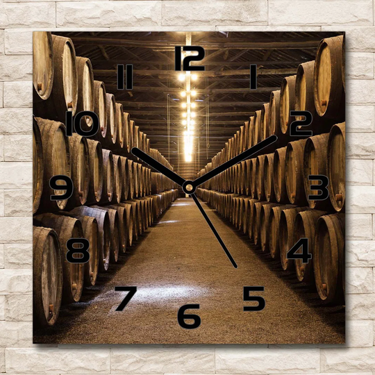 Wine Cellar in Porto Silent Wall Clock
