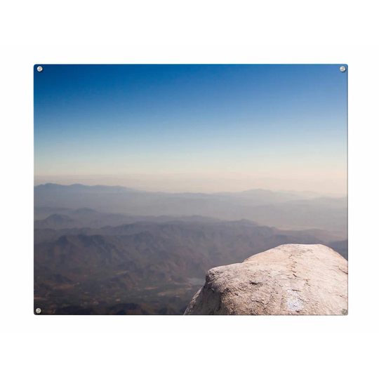 Mountains Magnetic Wall Mounted Photo Memo Board