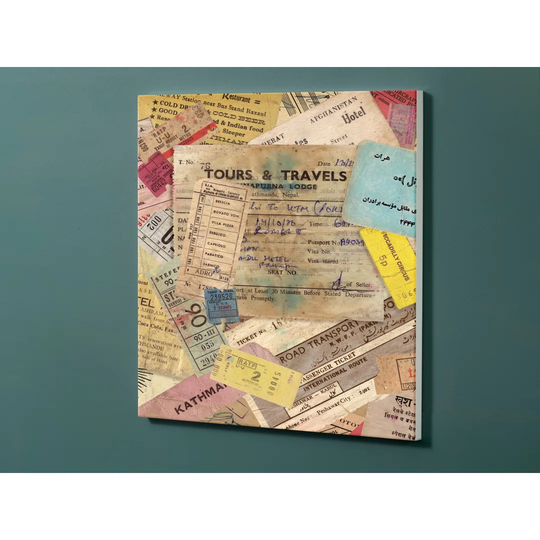 Notiz Motive Tickets Magnetic Wall Mounted Cork Board