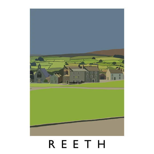 'Reeth 2' Graphic Art