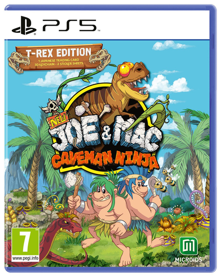 New Joe & Mac Caveman Ninja T-Rex Edition PS5 Game