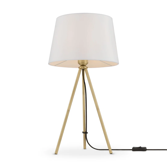 Balibo 57.9Cm Brass Tripod Table Lamp