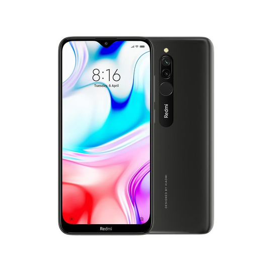 (Unlocked, Onyx Black) Xiaomi Redmi 8 Dual Sim | 32GB | 3GB RAM