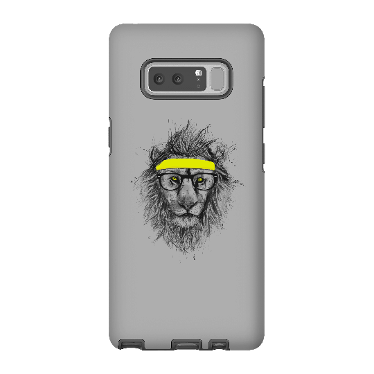 Balazs Solti Lion And Sweatband Phone Case for iPhone and Android - Samsung Note 8 - Tough Case - Matte