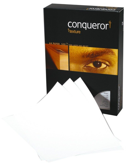 CONQUEROR LAID BRILL WHT A4 100GSM PK500