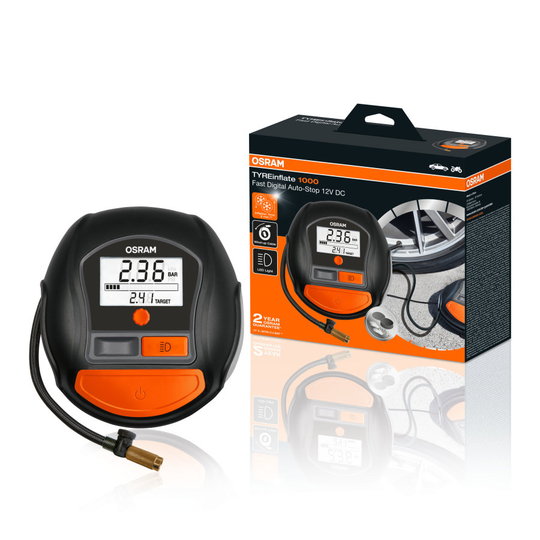 Osram Tire Inflate 1000 Tire inflator OS TYRE1000