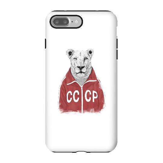 Balazs Solti CCCP Lion Phone Case for iPhone and Android - iPhone 7 Plus - Tough Case - Gloss
