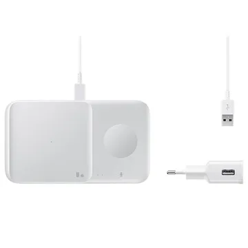 Samsung Wireless Charger Duo with TA EP-P4300TWEGEU - White